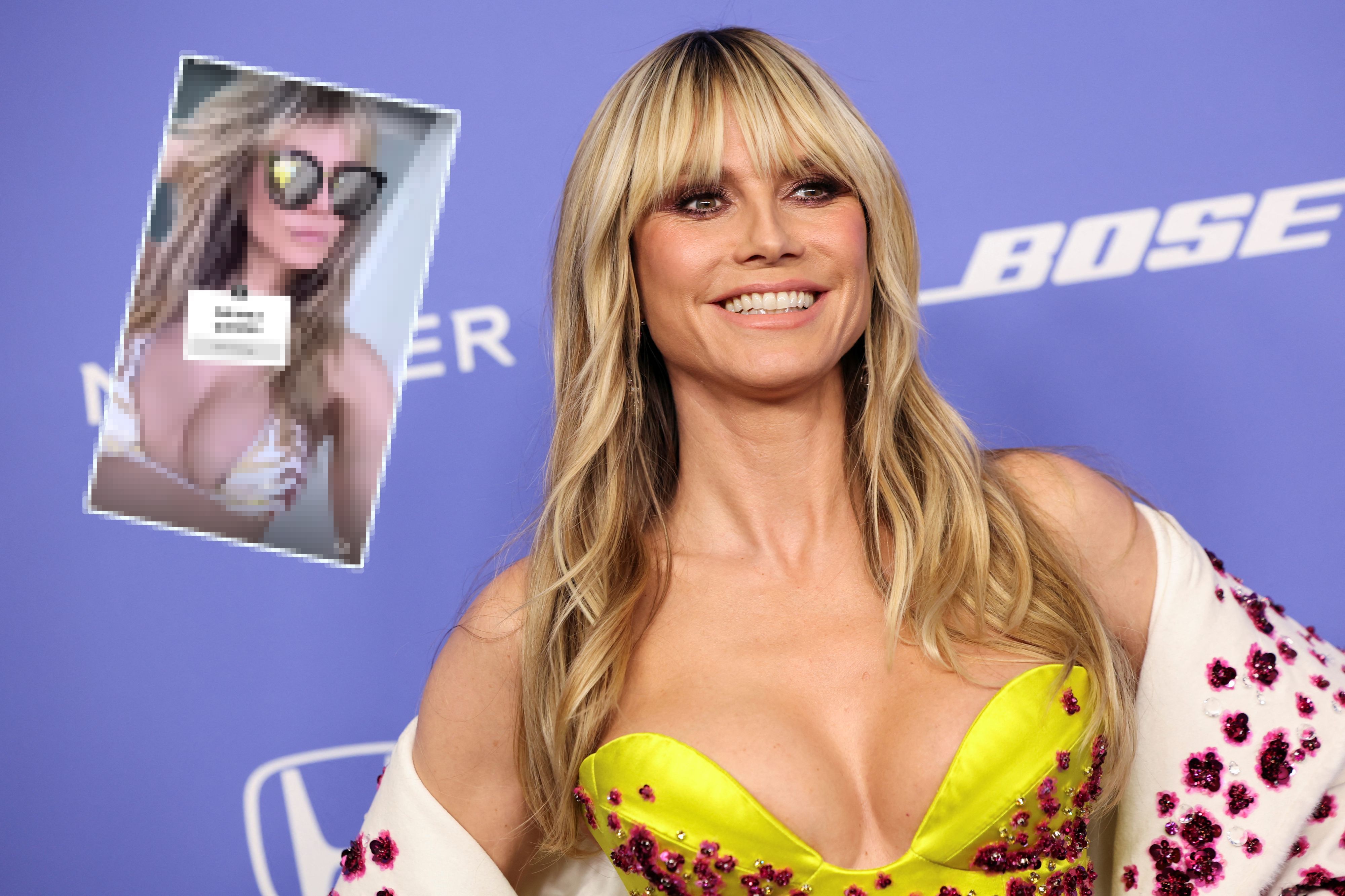 Heidi Klum präsentiert sich zur Zeit sehr freizügig.