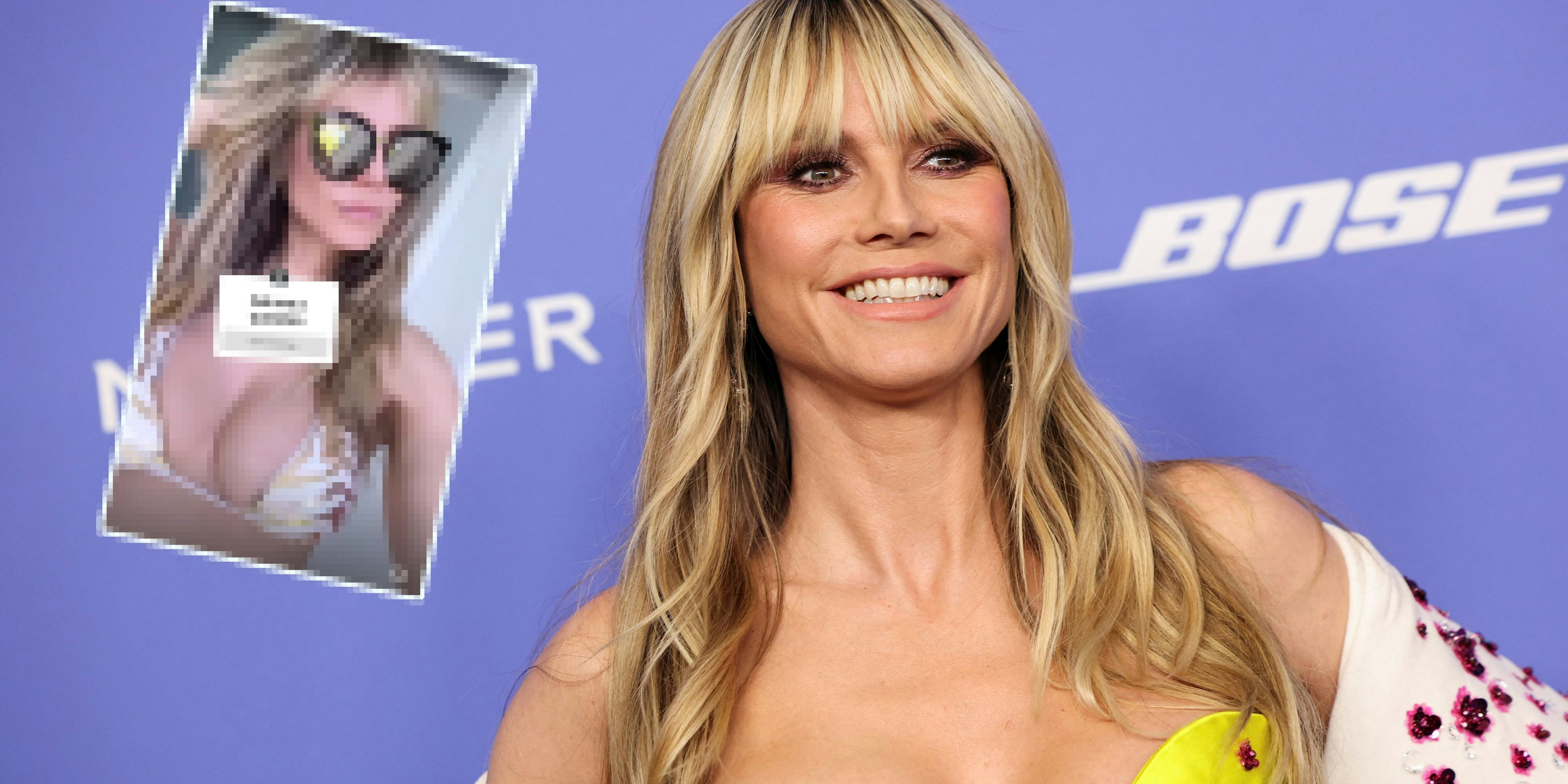 Heidi Klum präsentiert sich zur Zeit sehr freizügig. 