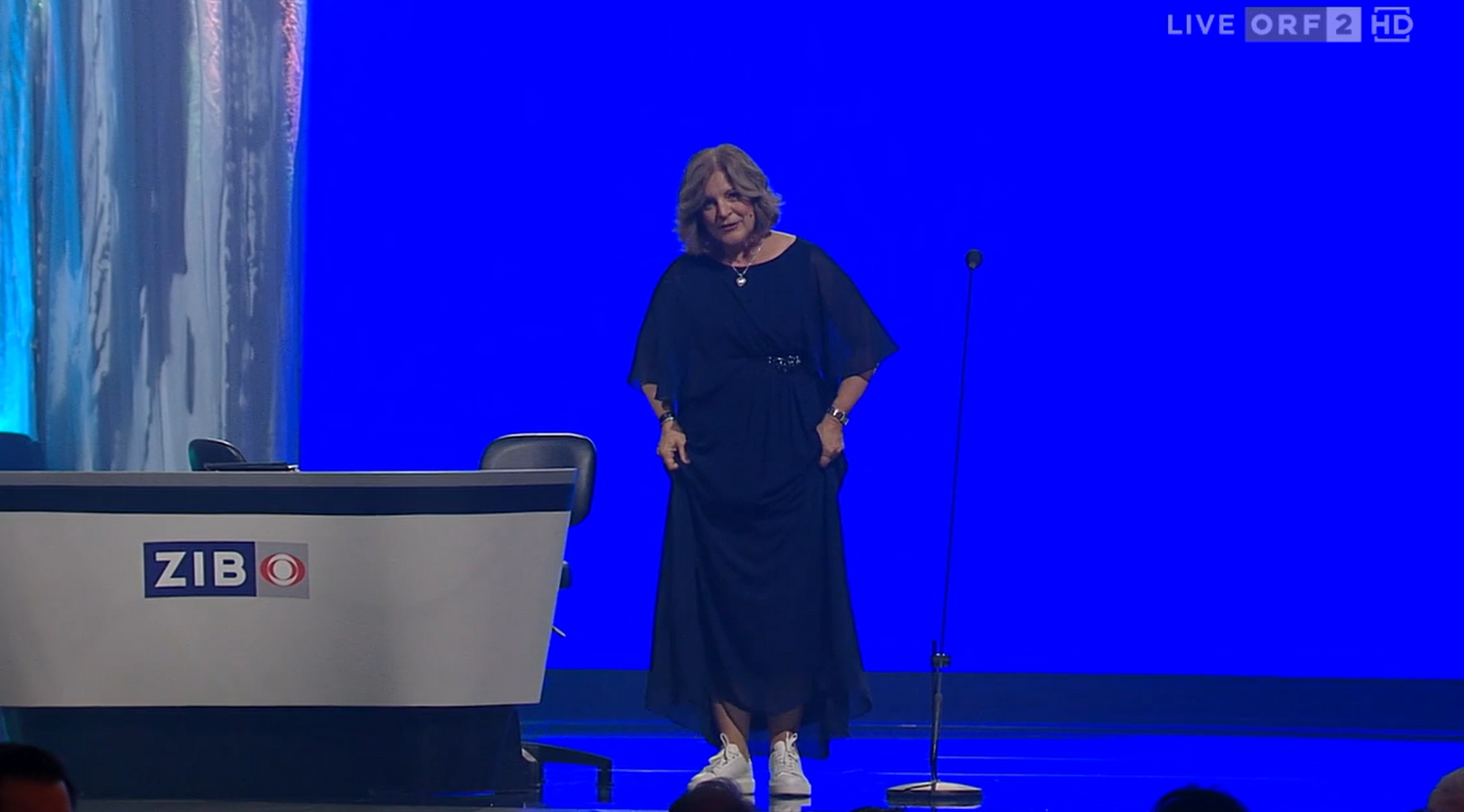 Ingrid Thurnher hielt die Laudatio für Otto Waalkes halten. 