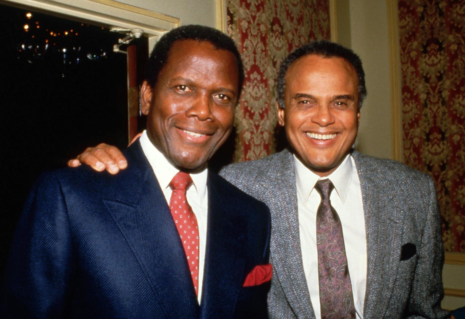 Sidney Poitier und Harry Belafonte. 