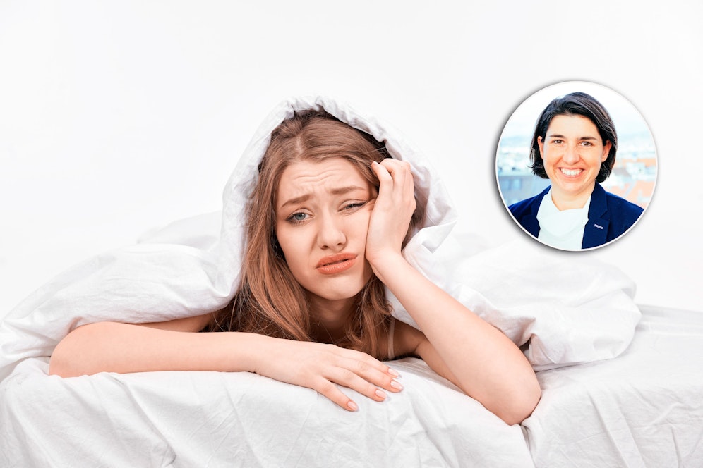 Frühjahrsmüdigkeit, warme Temperaturen und der Sonnensturm machen uns jetzt schlaflos, sagt Schlafcoachin Melanie Pesendorfer (re.).