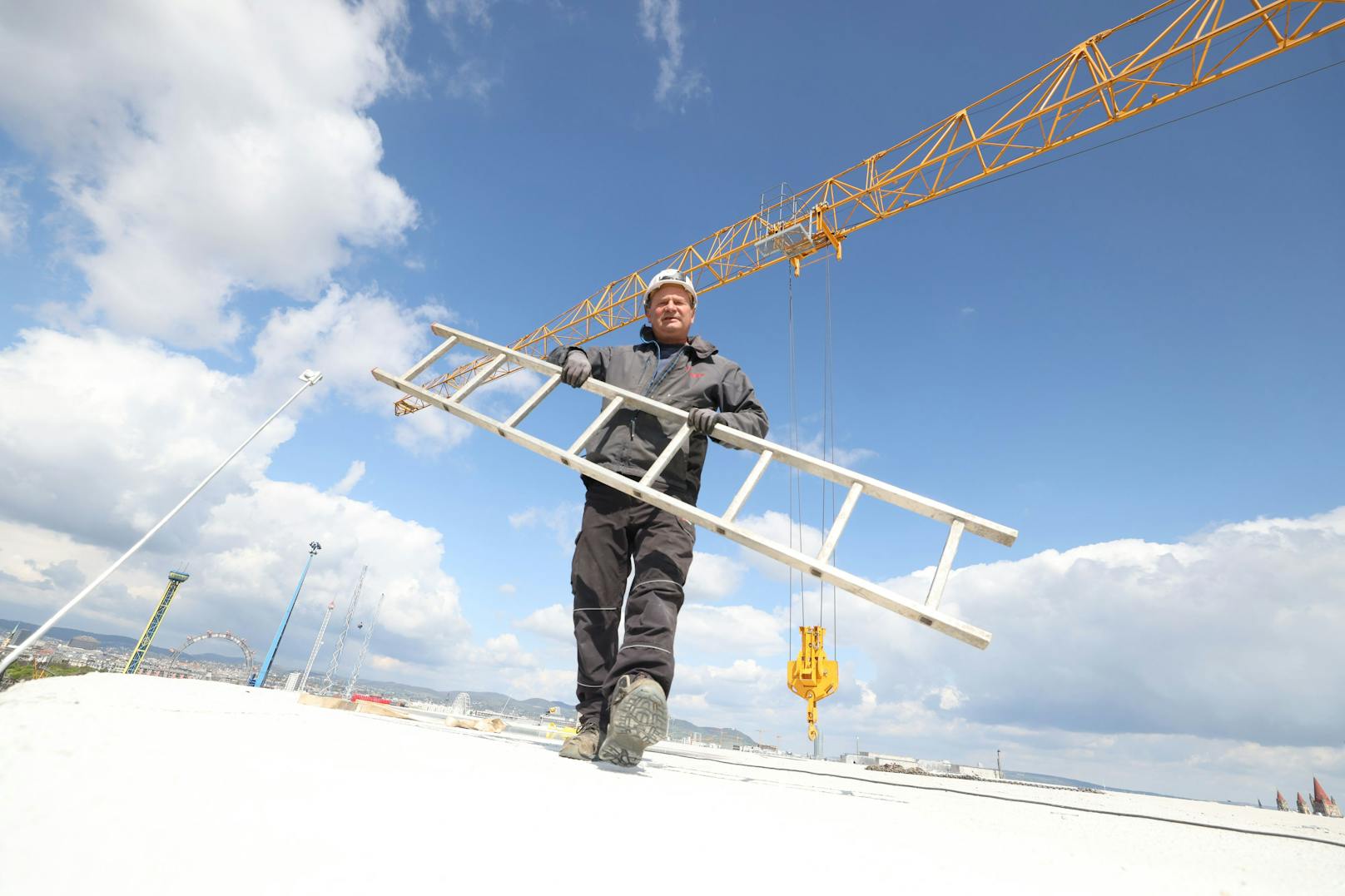 Keine Höhenangst am luftigen Arbeitsplatz