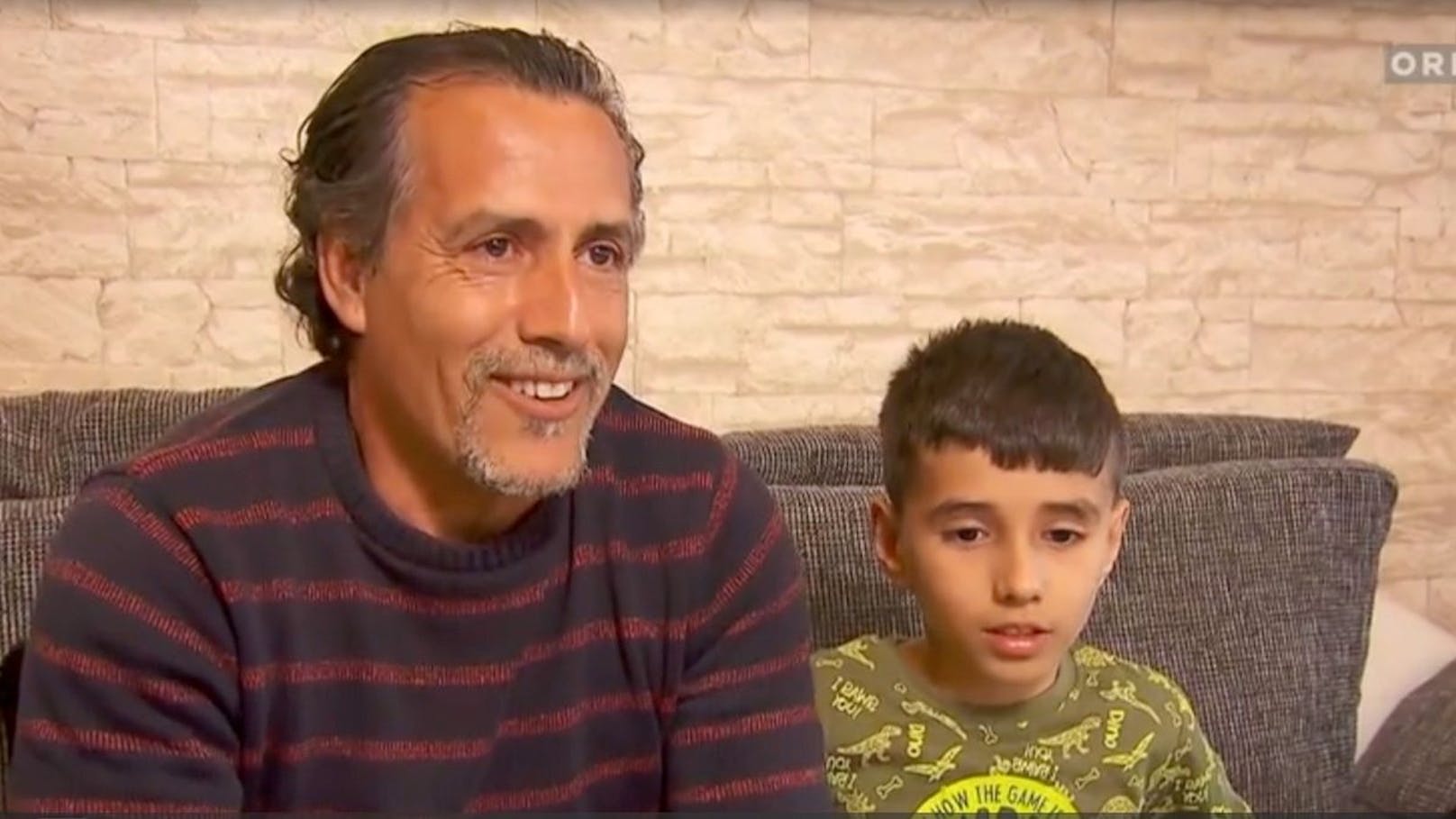Bilel (7) ist seinem Vater Tayeb beim Vienna City Marathon ausgebüxt. Der Junge lief sieben Kilometer weit