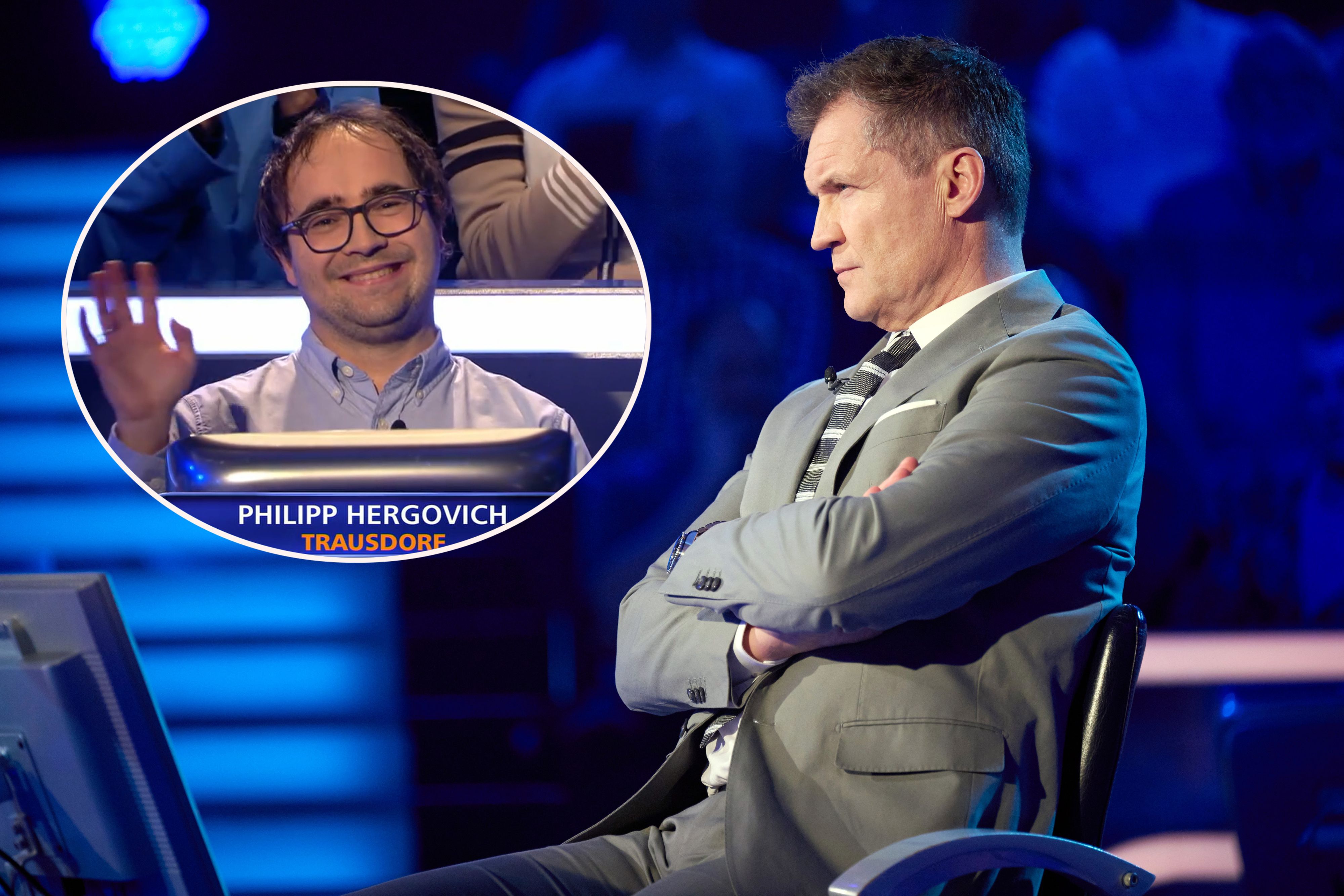 Armin Assinger nimmt eine Kandidaten oft auf die Schaufel. 