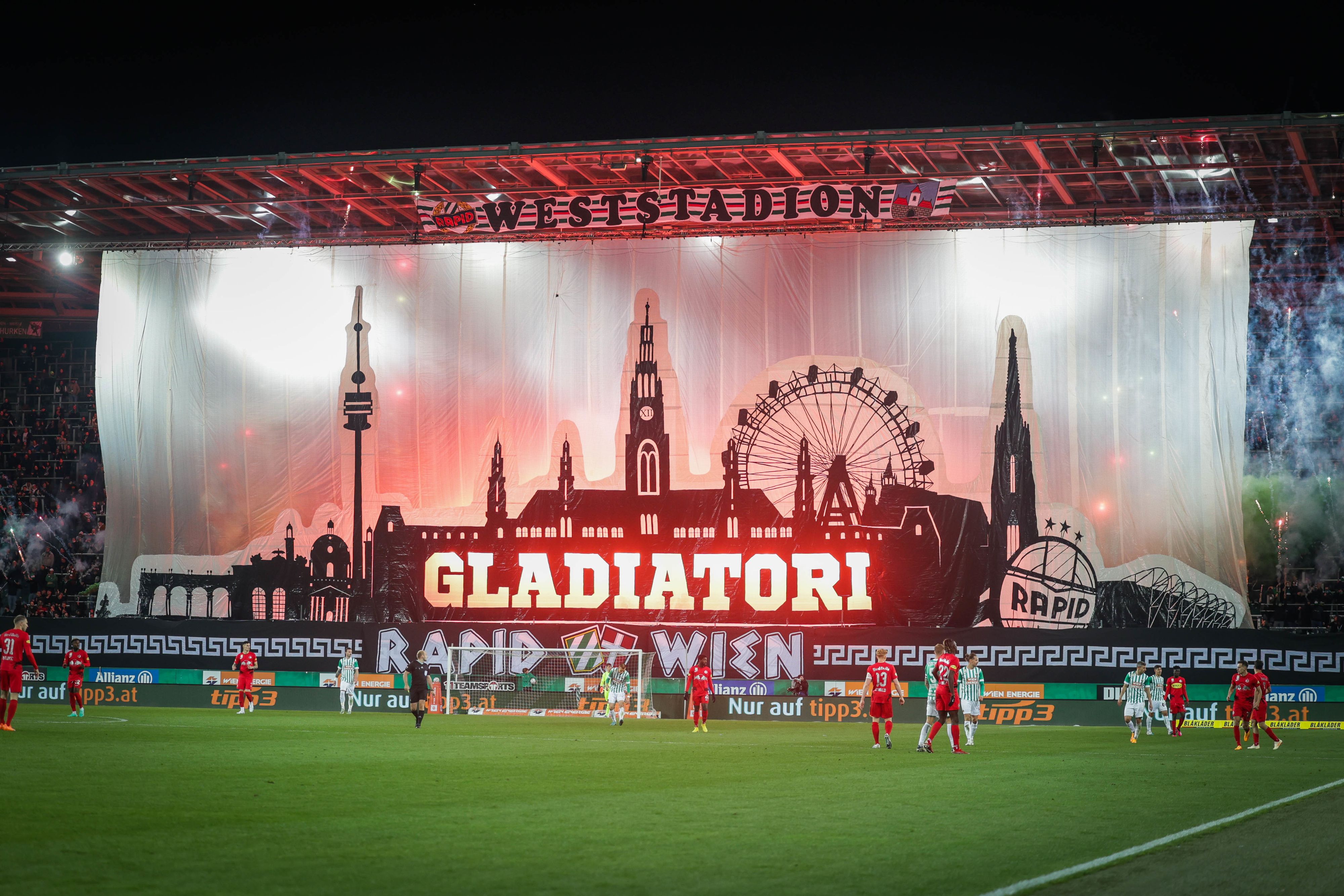 Die Mega-Choreo der Rapid-Fans