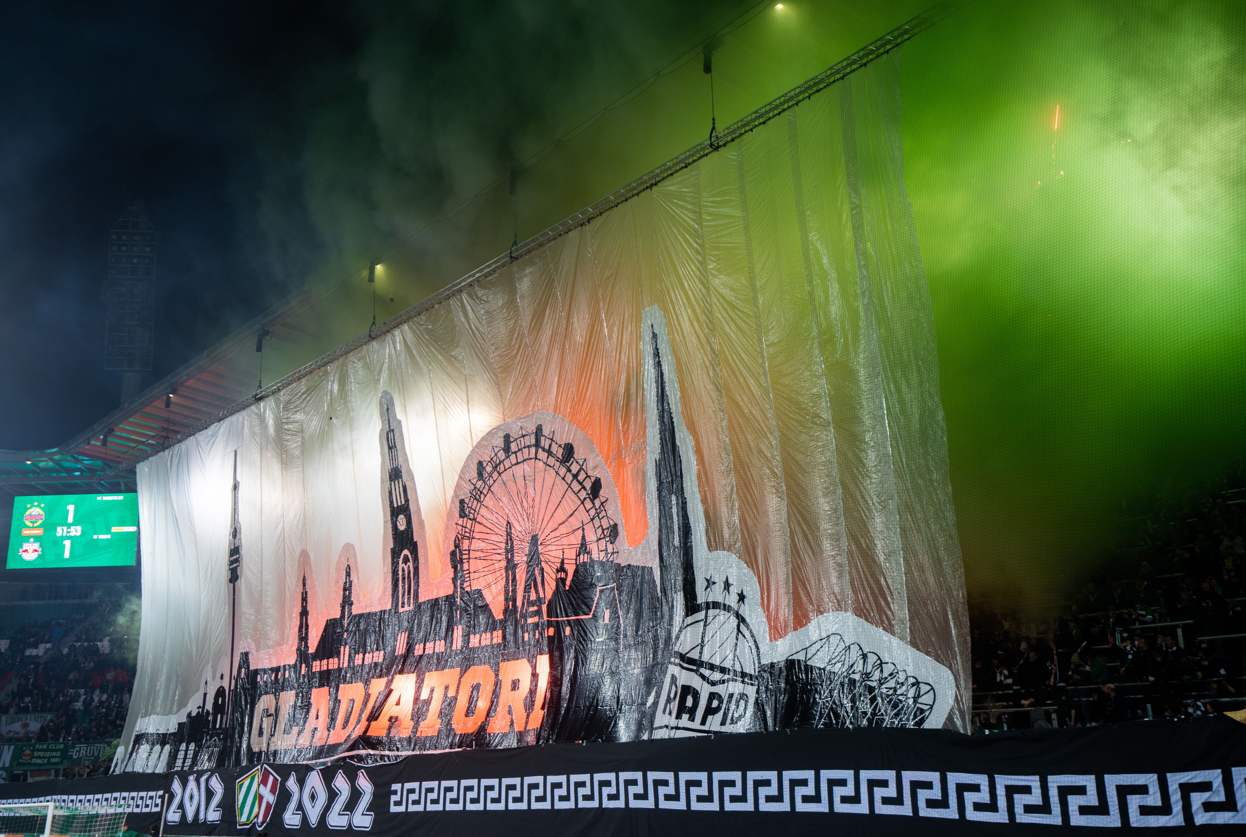 Die Mega-Choreo der Rapid-Fans