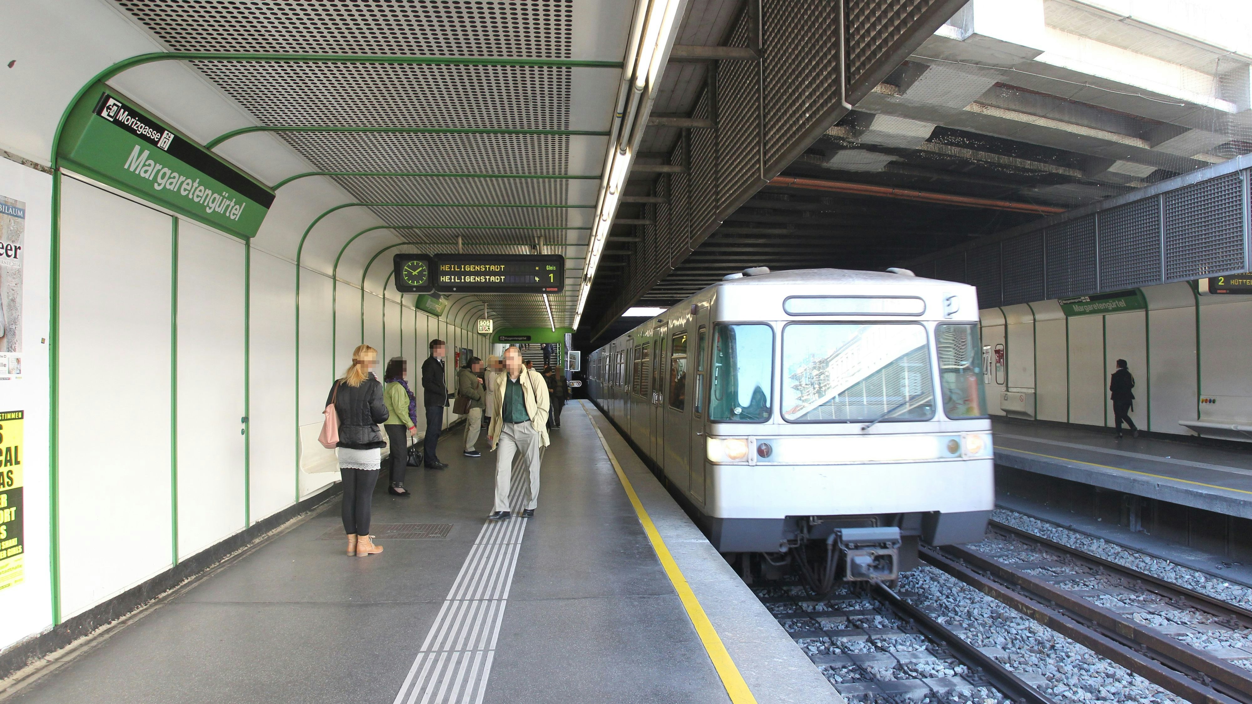 Blutiger Messerangriff in der U4-Station Margaretengürtel.