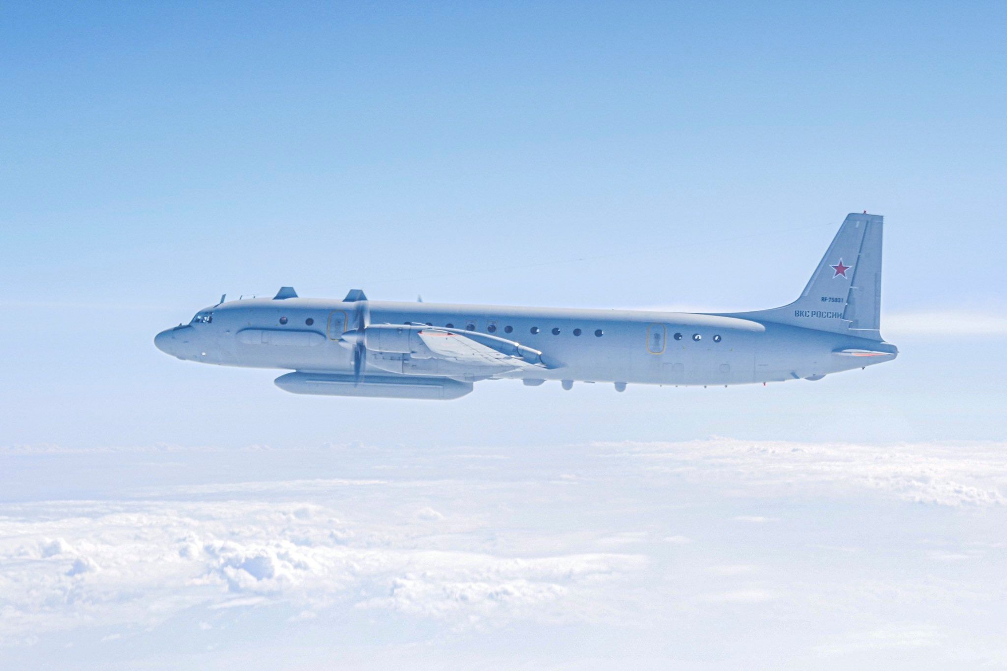 Die russische  IL-20 flog ohne Transponder-Signal über die Ostsee - sie und zwei Kampfjets wurden abgefangen.