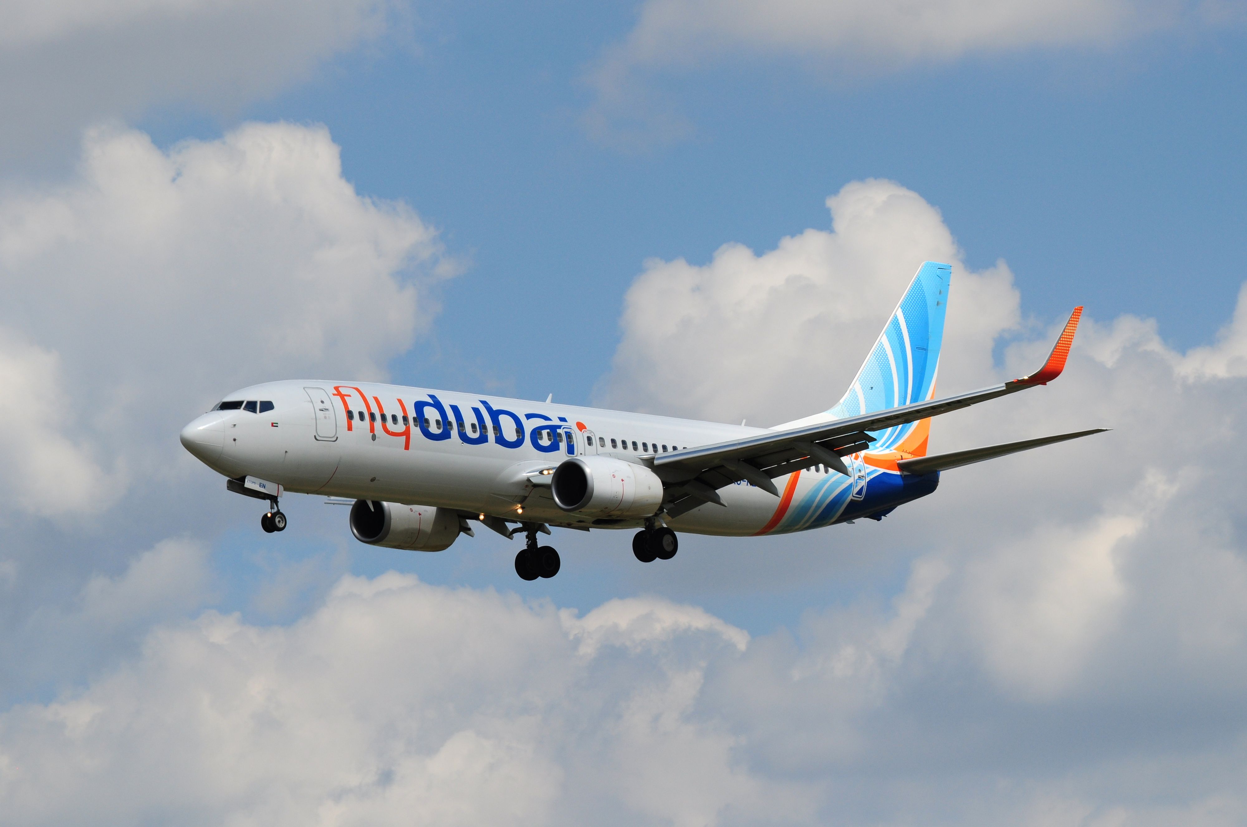 Download von www.picturedesk.com am 26.04.2023 (10:08).  Aircraft airline Flydubai Boeing B737 Prague, Czech Republic, 2016. (CTK Photo/Rostislav Kalousek) - 20160807_PD22408 - Rechteinfo: Rights Managed (RM)