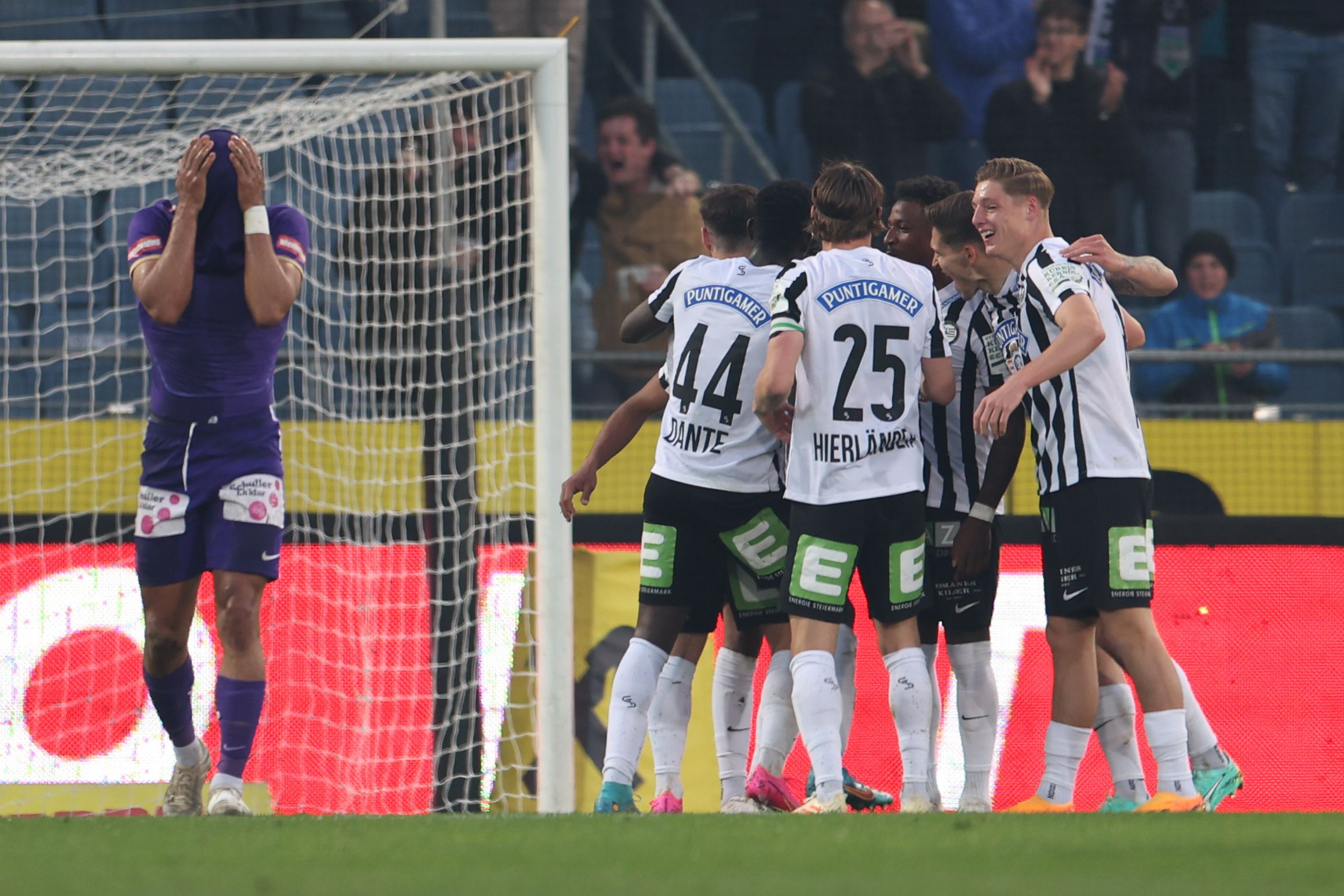 Sturm jubelt, die Austria ist enttäuscht