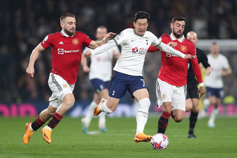 Manchester gab gegen Tottenham eine 2:0-Führung aus der Hand