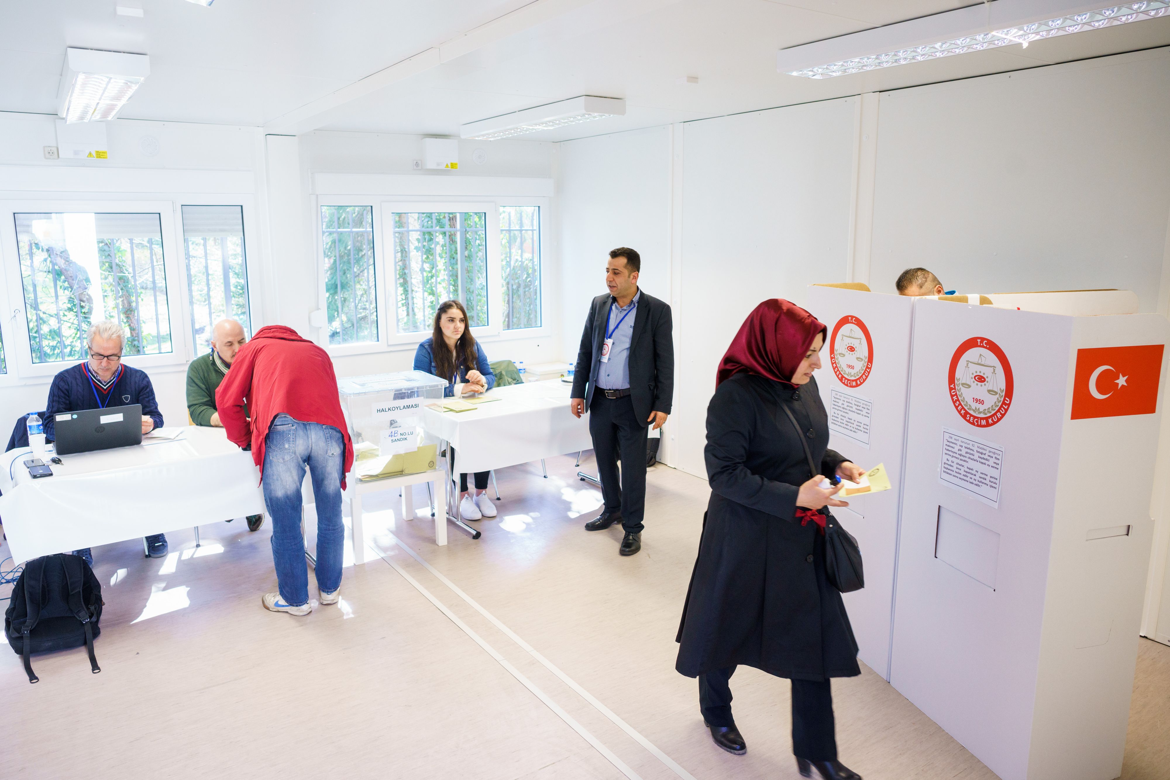 Auch 2017 durften im Ausland lebende Türken zur Volksabstimmung an die Urne schreiten. (Archivbild aus Berlin)