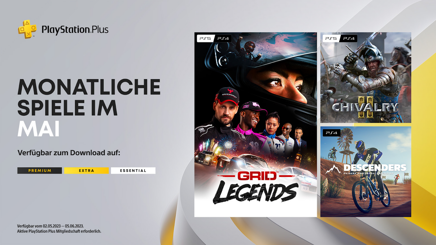 Die monatlichen PlayStation Plus-Titel im Mai für PS4 und PS5.