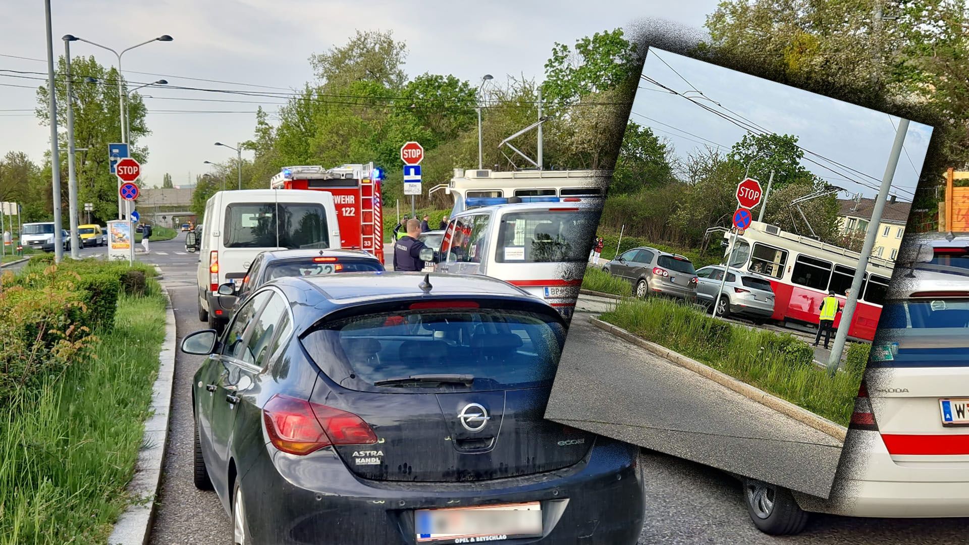 Glücklicherweise gab es bei dem Verkehrsunfall keine Verletzten.