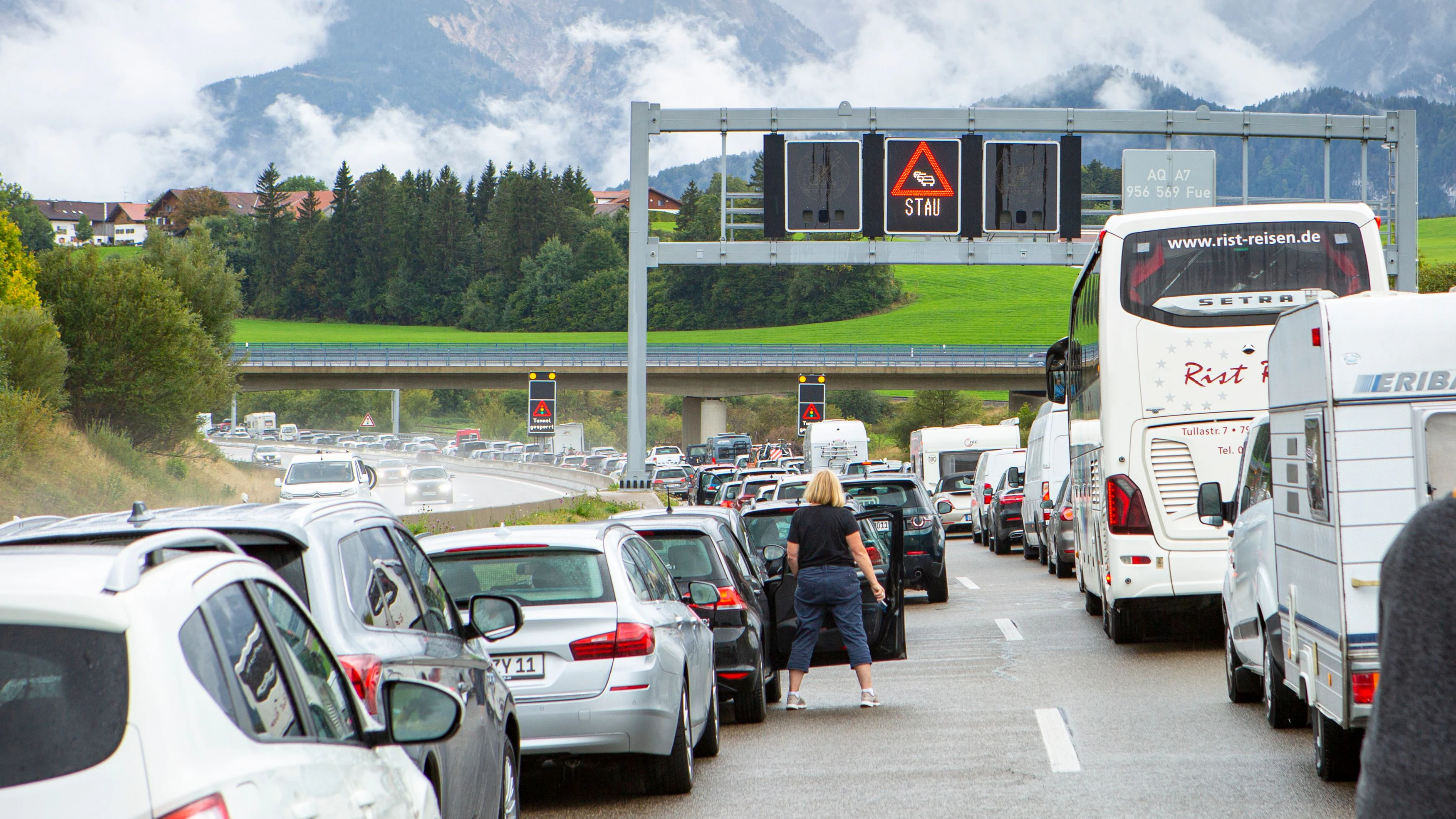 Slowenien droht im Streit mit Grenzkontrollen – folgen bald solche Bilder? (Symbolbild)