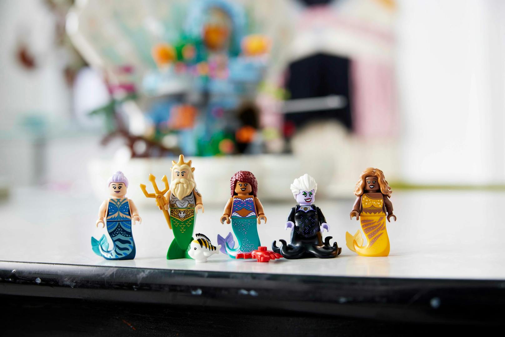Enthaltene Charaktere: Arielle, Fabius, Sebastian, König Triton, Ursula, Arielles Schwestern Indira und Karina.