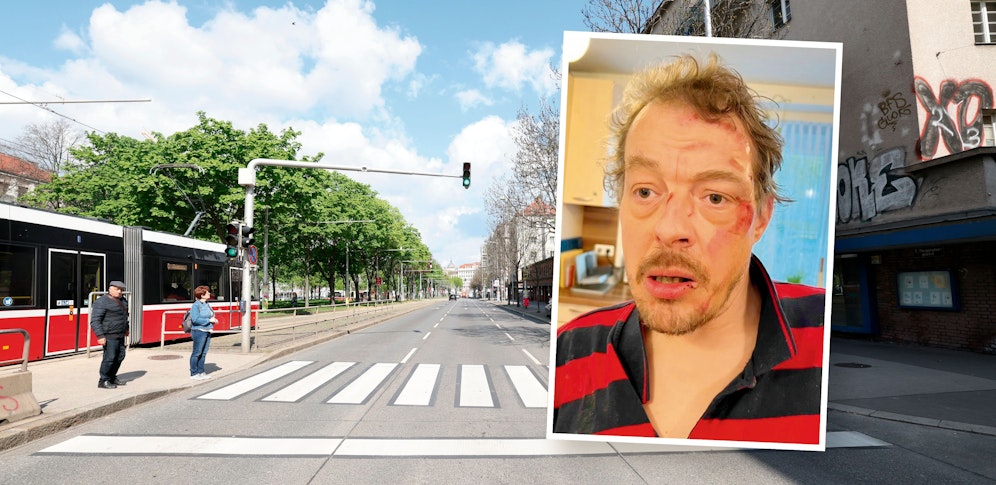 Klaus G. wurde am Wiener Margaretengürtel angefahren. Der Lenker flüchtete, niemand half dem Verletzten.