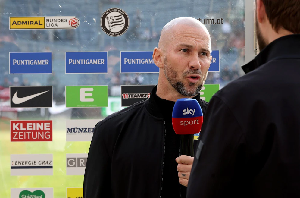 Sturm-Trainer Christian Ilzer schäumte trotz des 3:2-Erfolgs gegen die Austria. 