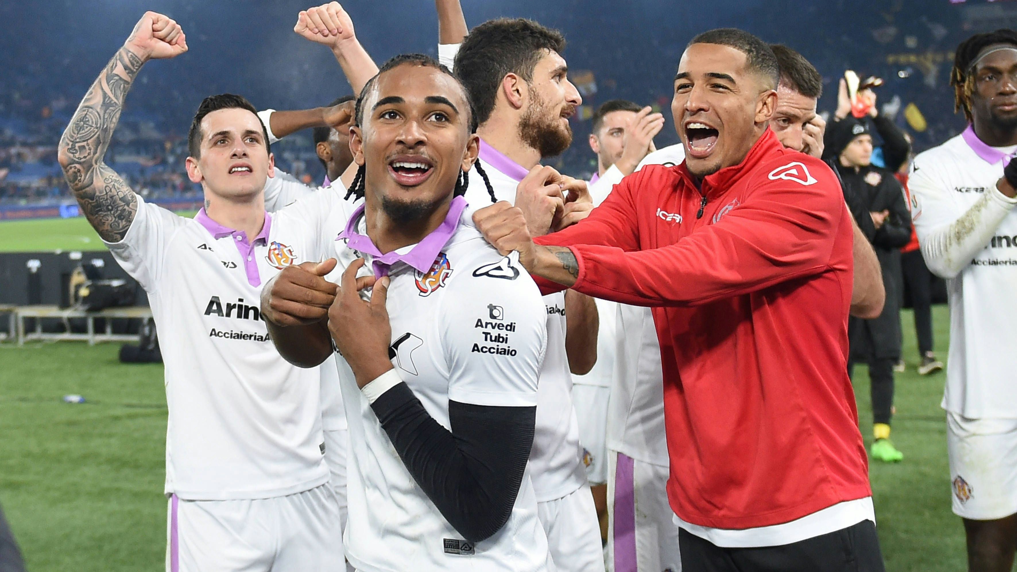 Emanuel Aiwu ist bei Cremonese (meist) gesetzt.