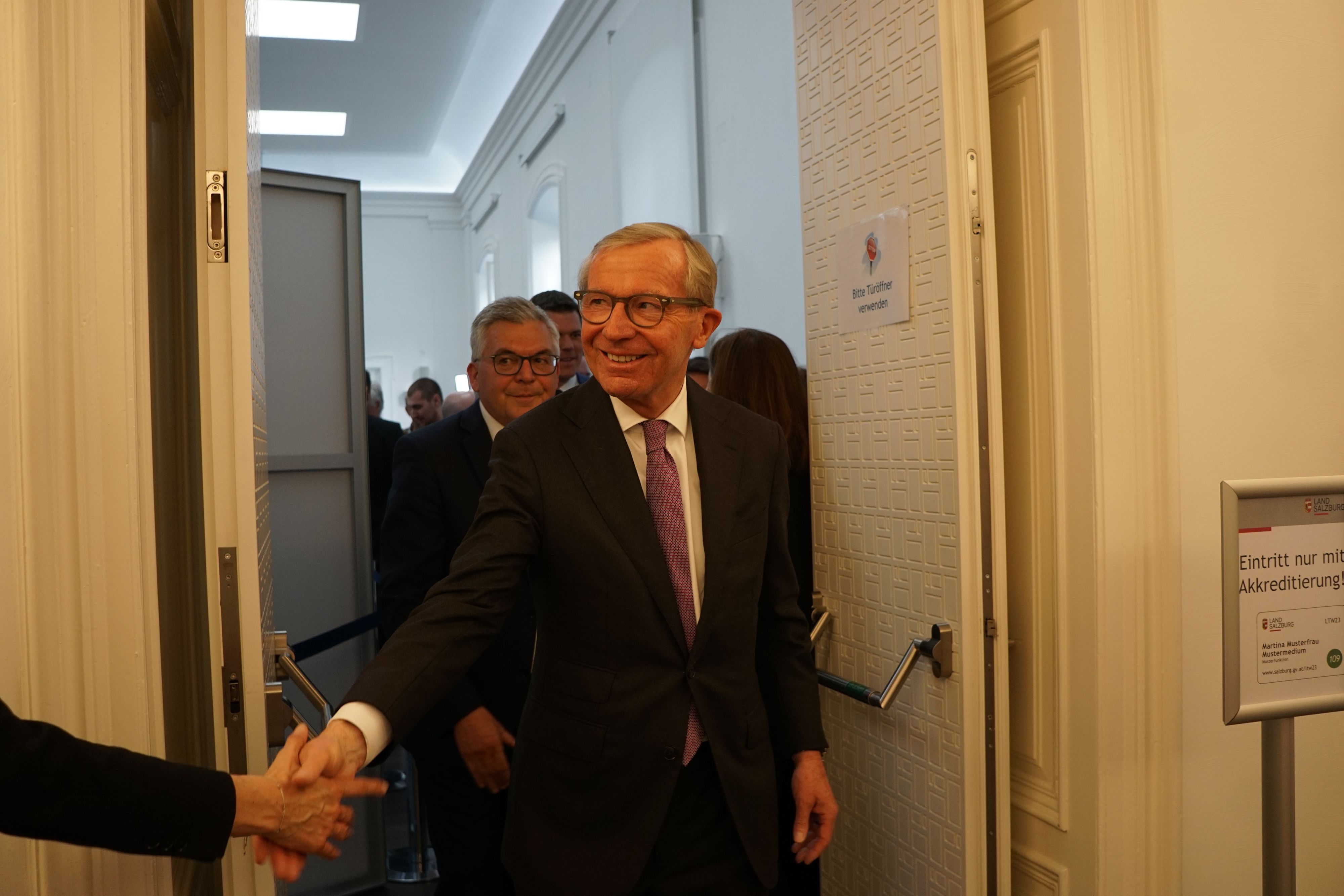 Landeshauptmann Wilfried Haslauer sagte am Freitag, dass er an der ungewöhnlichen Allianz festhalten möchte.