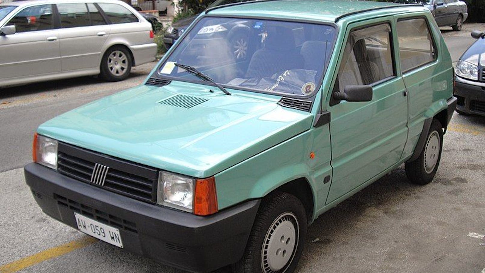 Ein Fiat Panda, Baujahr 1997. 