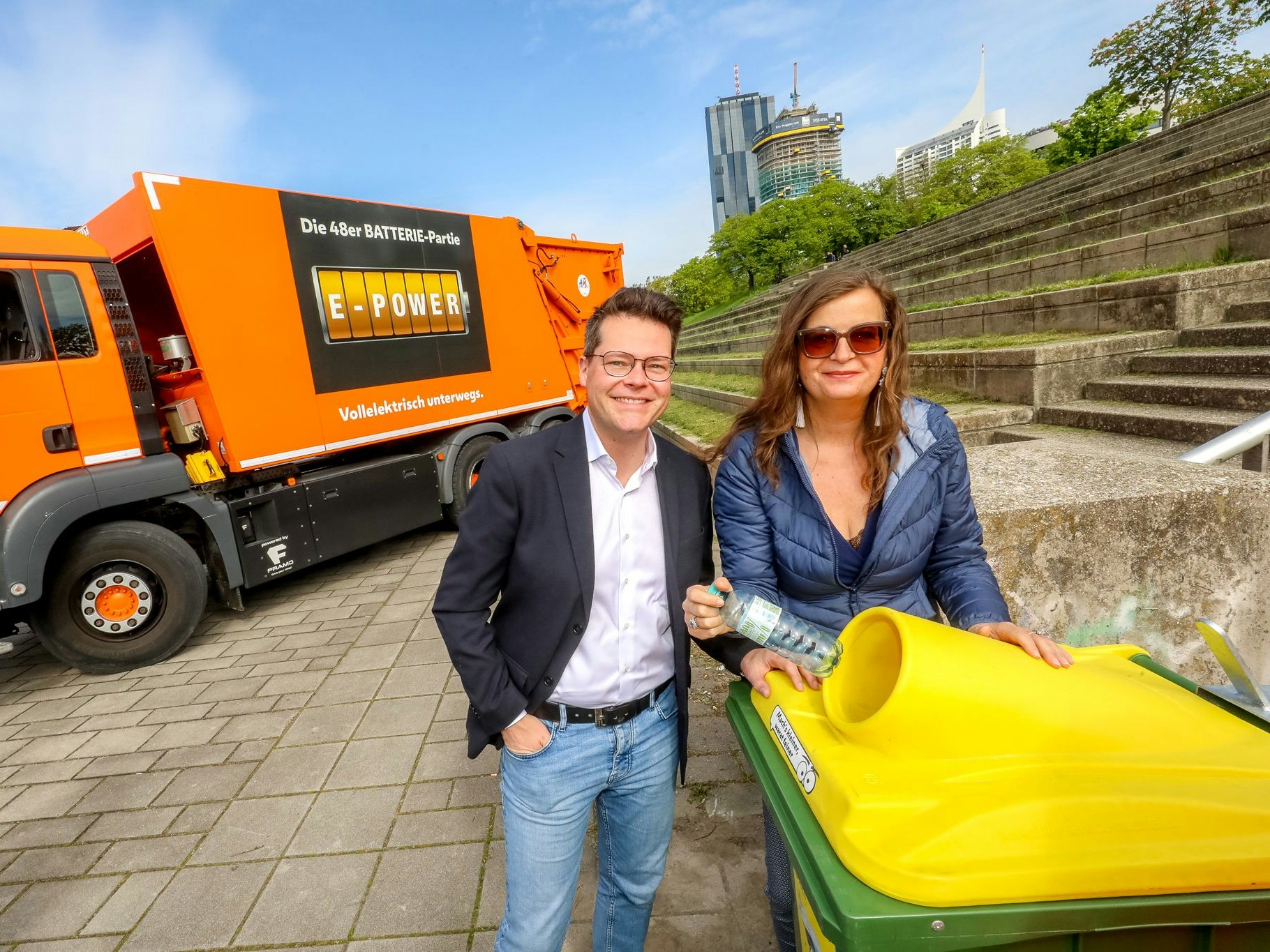 Stadtrat Jürgen Czernohorszky und Stadträtin Ulli Sima