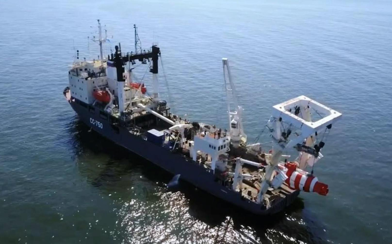 Russisches Schiff vor Nord-Stream-Explosionen am Tatort