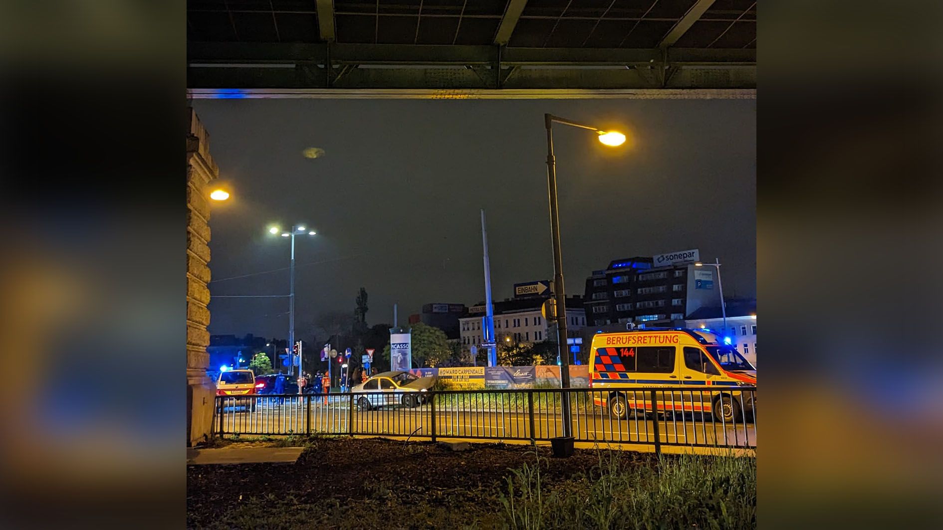 In der Nacht auf Samstag kam es zu einem Crash am Wiener Gürtel. 