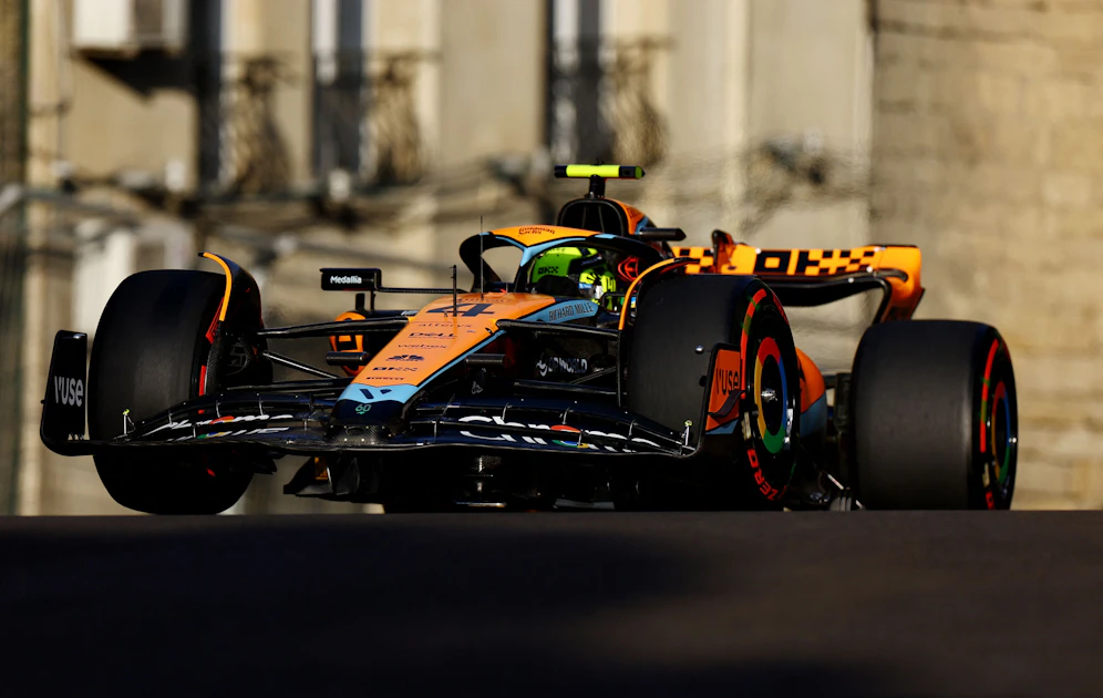 Lando Norris durfte im Shootout-Finale nicht mehr mitfahren. 