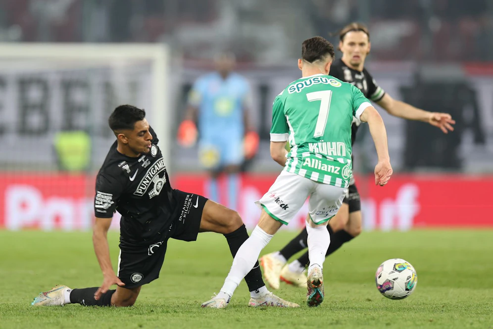 Sarkaria im Cup-Fight gegen Rapid.