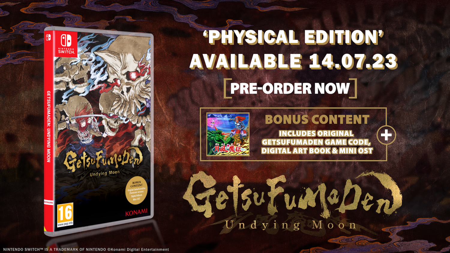 GetsuFumaDen: Undying Moon erhält am 14. Juli eine einzigartige physische Edition für die Nintendo Switch