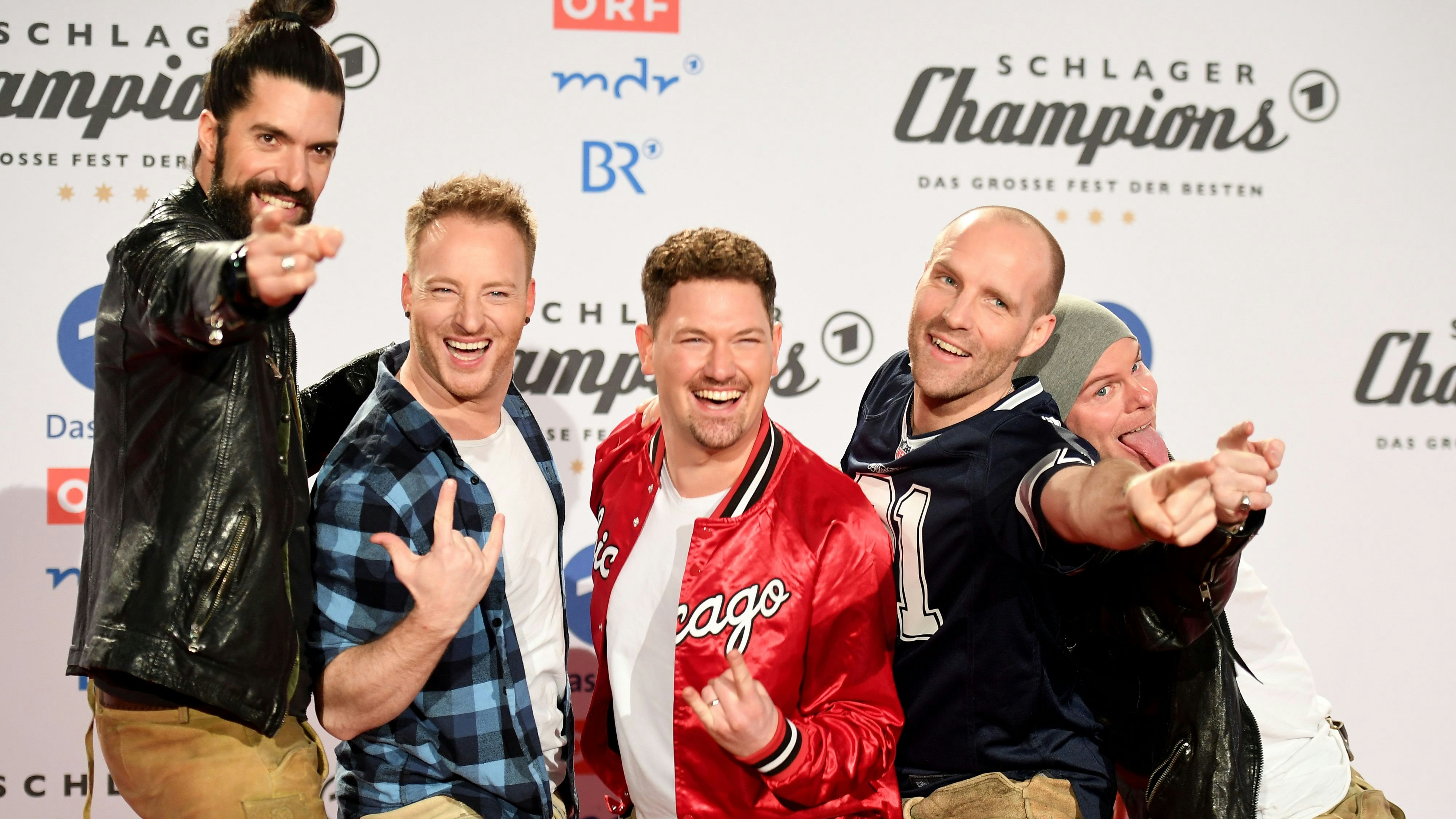 Download von www.picturedesk.com am 01.05.2023 (09:46).  11 January 2020, Berlin: The band Voxxclub comes to the show "Schlagerchampions - The big party of the best". Photo: Britta Pedersen/dpa-Zentralbild/dpa - 20200111_PD15602 - Rechteinfo: Rights Managed (RM)