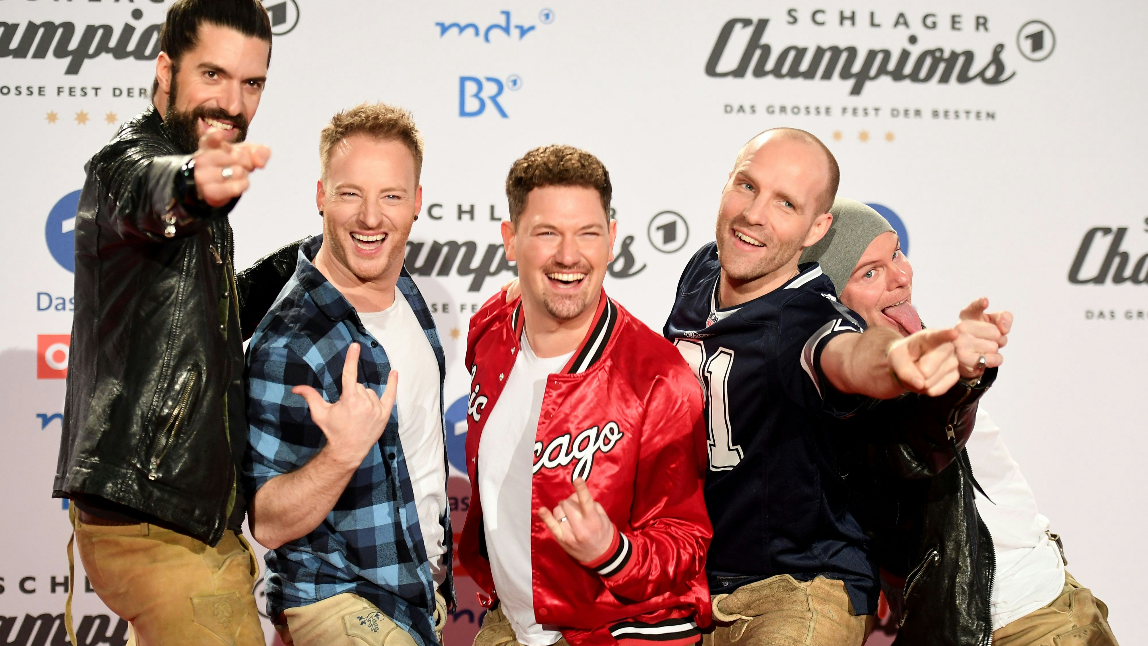 Download von www.picturedesk.com am 01.05.2023 (09:46).  11 January 2020, Berlin: The band Voxxclub comes to the show "Schlagerchampions - The big party of the best". Photo: Britta Pedersen/dpa-Zentralbild/dpa - 20200111_PD15602 - Rechteinfo: Rights Managed (RM)