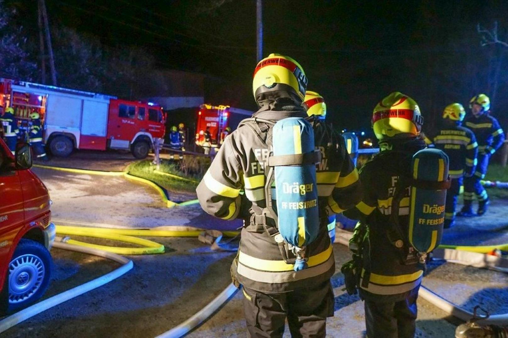 Wohnhausbrand in Kirchberg am Wechsel – 84 jährige entkommt knapp dem Flammentod!