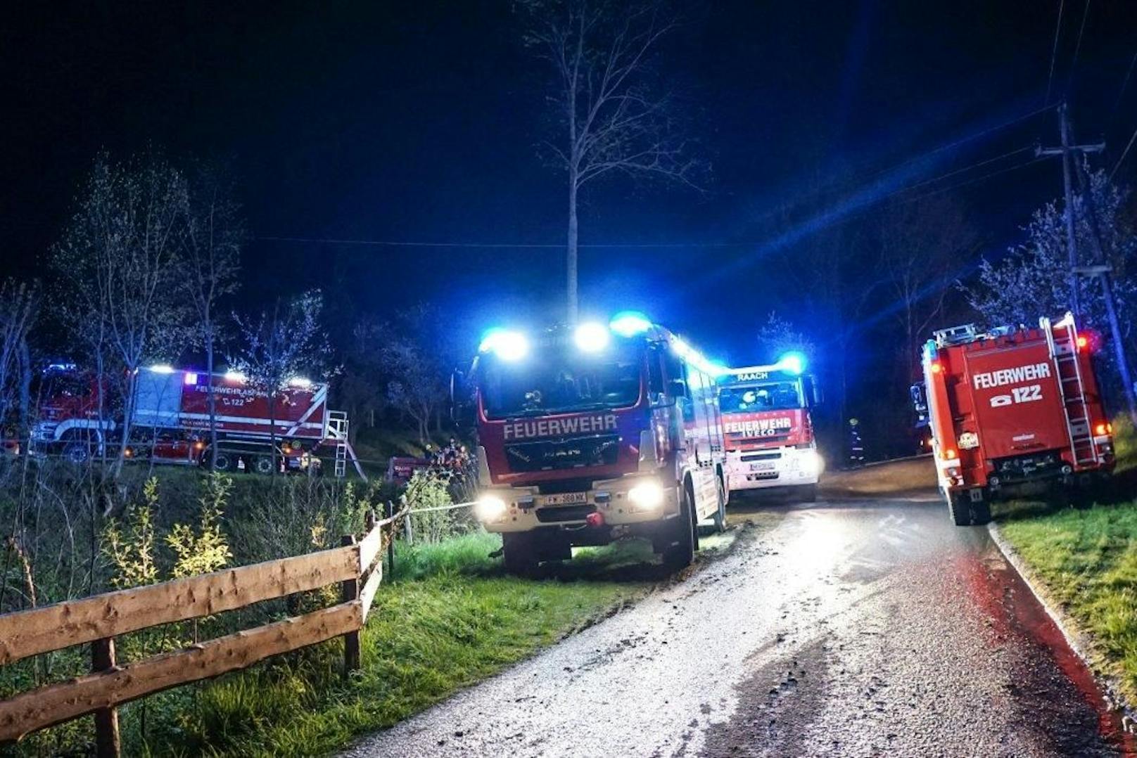 Wohnhausbrand in Kirchberg am Wechsel – 84 jährige entkommt knapp dem Flammentod!