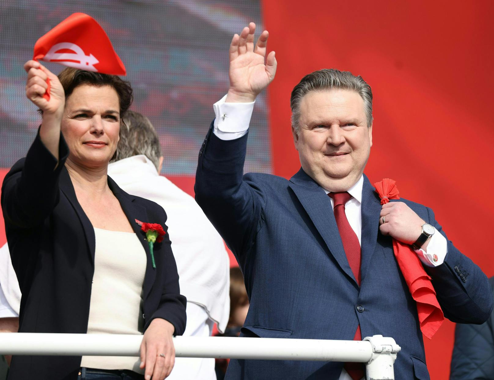 SPÖ-Chefin Rendi-Wagner und Ludwig.