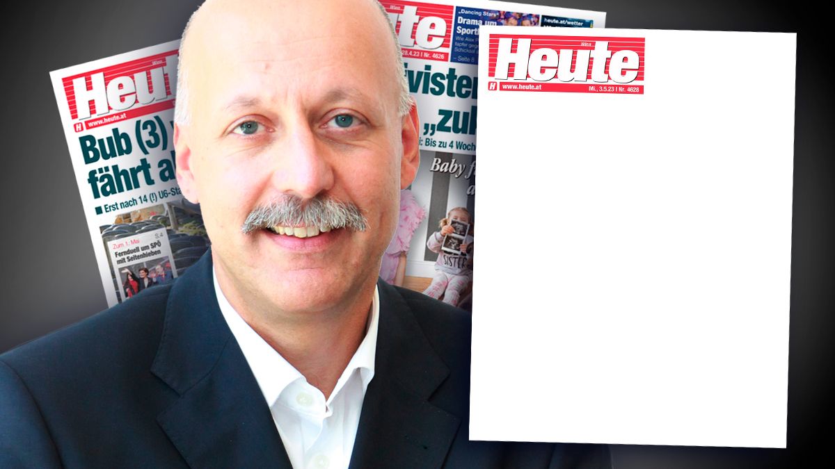 "Heute"-Chefredakteur Christian Nusser erklärt, warum wir mit einer weißen Titelseite schwarz sehen.