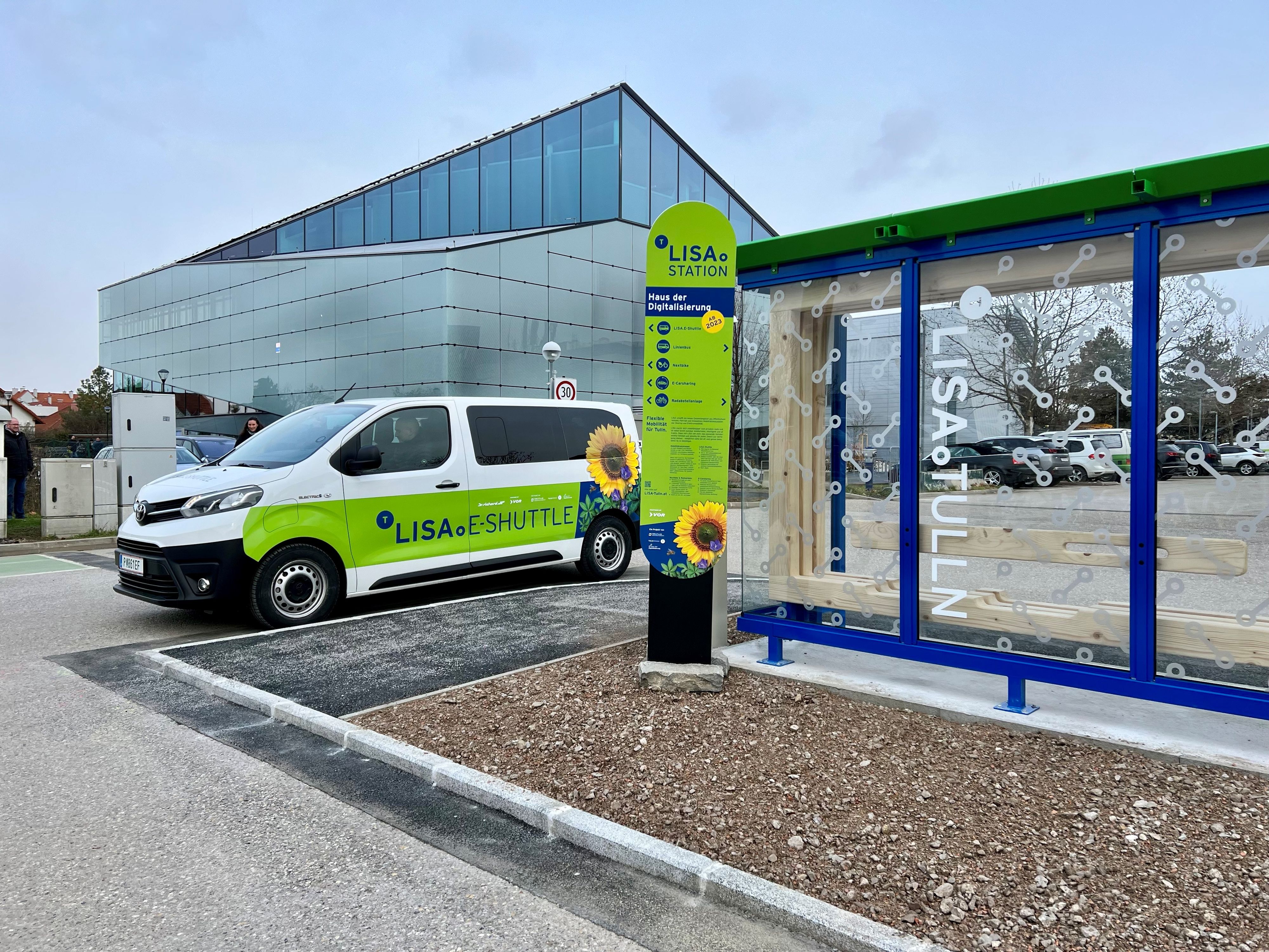 Das Anrufsammeltaxi in Tulln