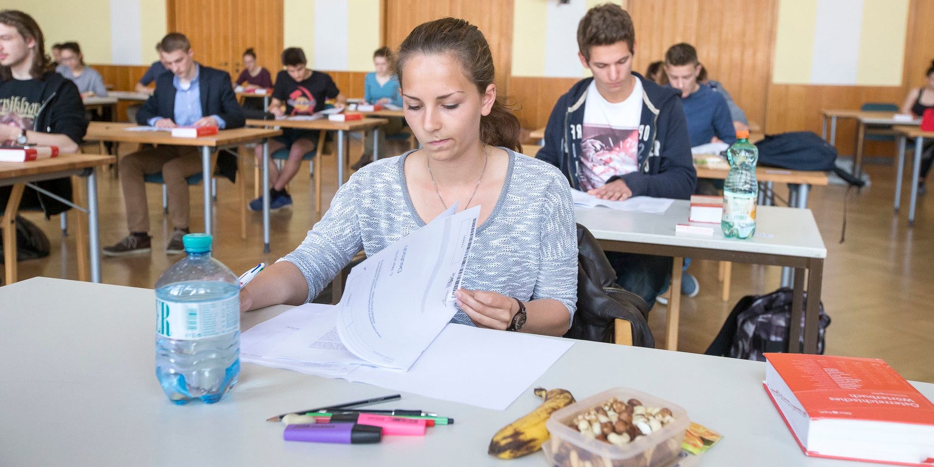 Am Mittwoch steht die Mathematura an.