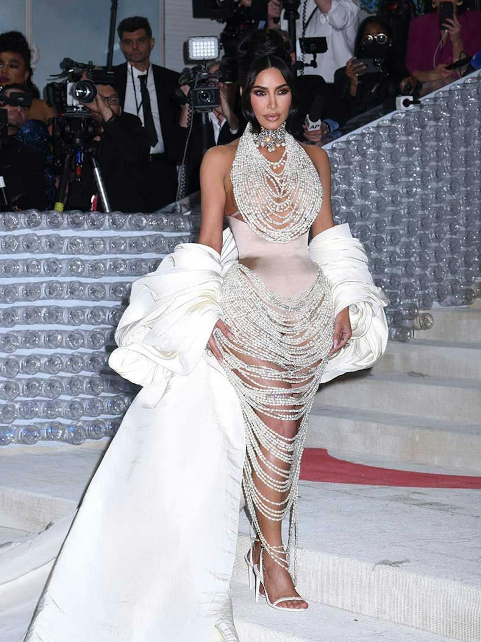 Für Kim Kardashian war es der 10. Auftritt am roten Teppich.
