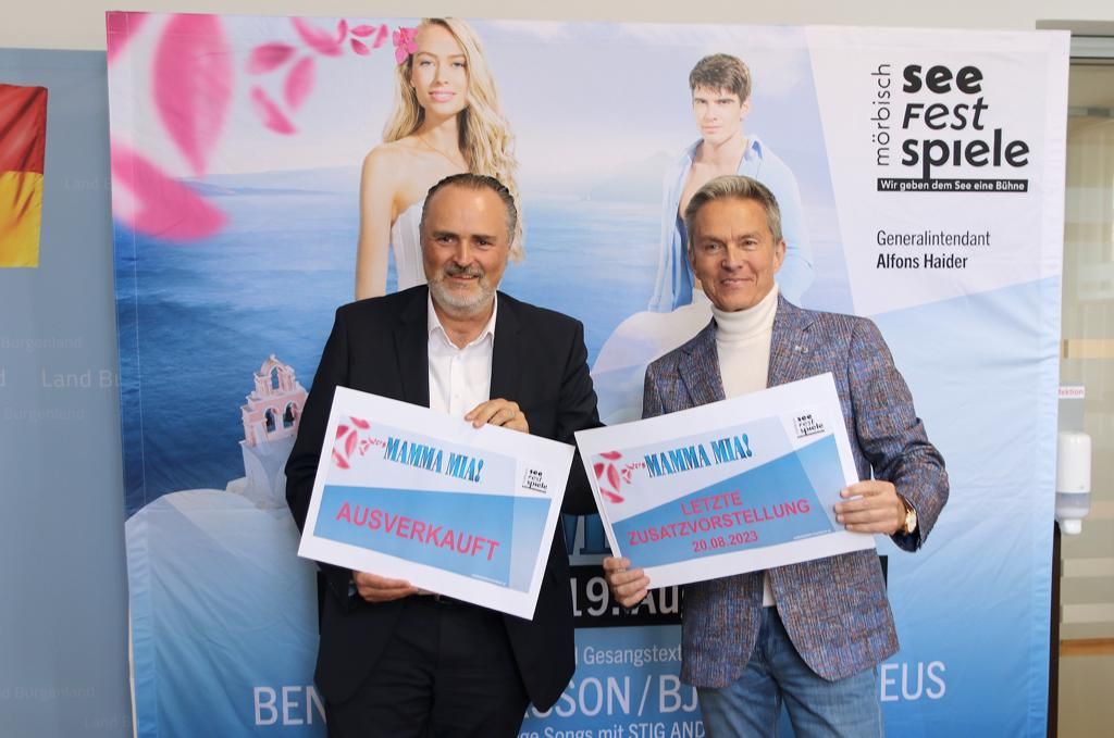 Hans Peter Doskozil und Alfons Haider verkünden weitere Zusatzshow.