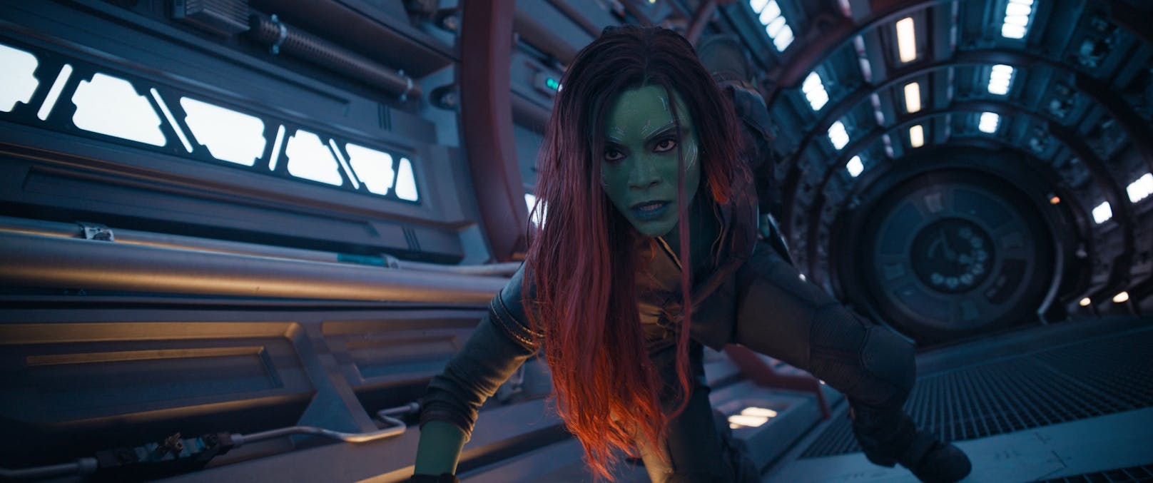 Zoe Saldana als Gamora. 