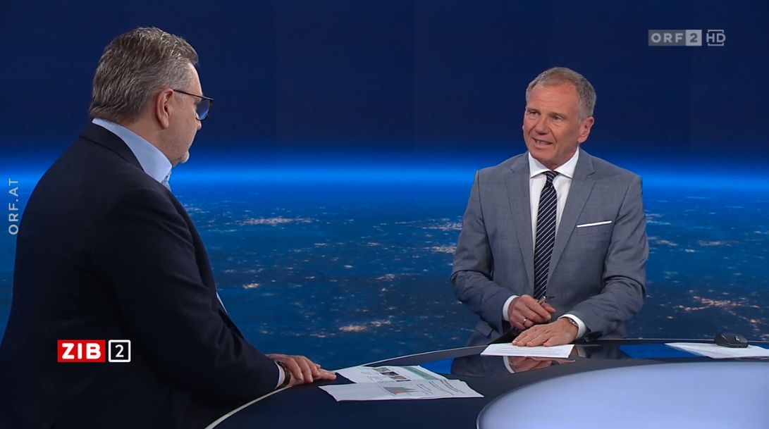 Wiens Gesundheitsstadtrat Peter Hacker (SPÖ) zur Personalnot in Spitälern in der ZIB2 mit Armin Wolf am 3. Mai 2023.