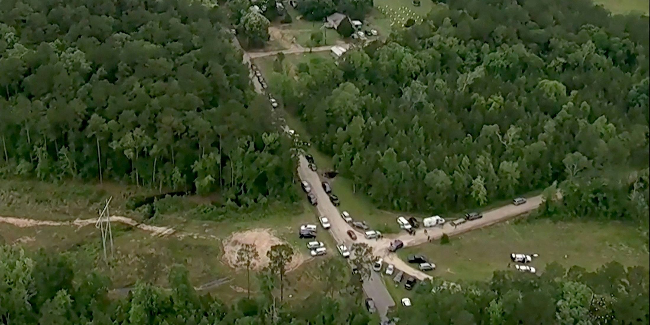 In diesem Gebiet wurde der Gesuchte vermutet.