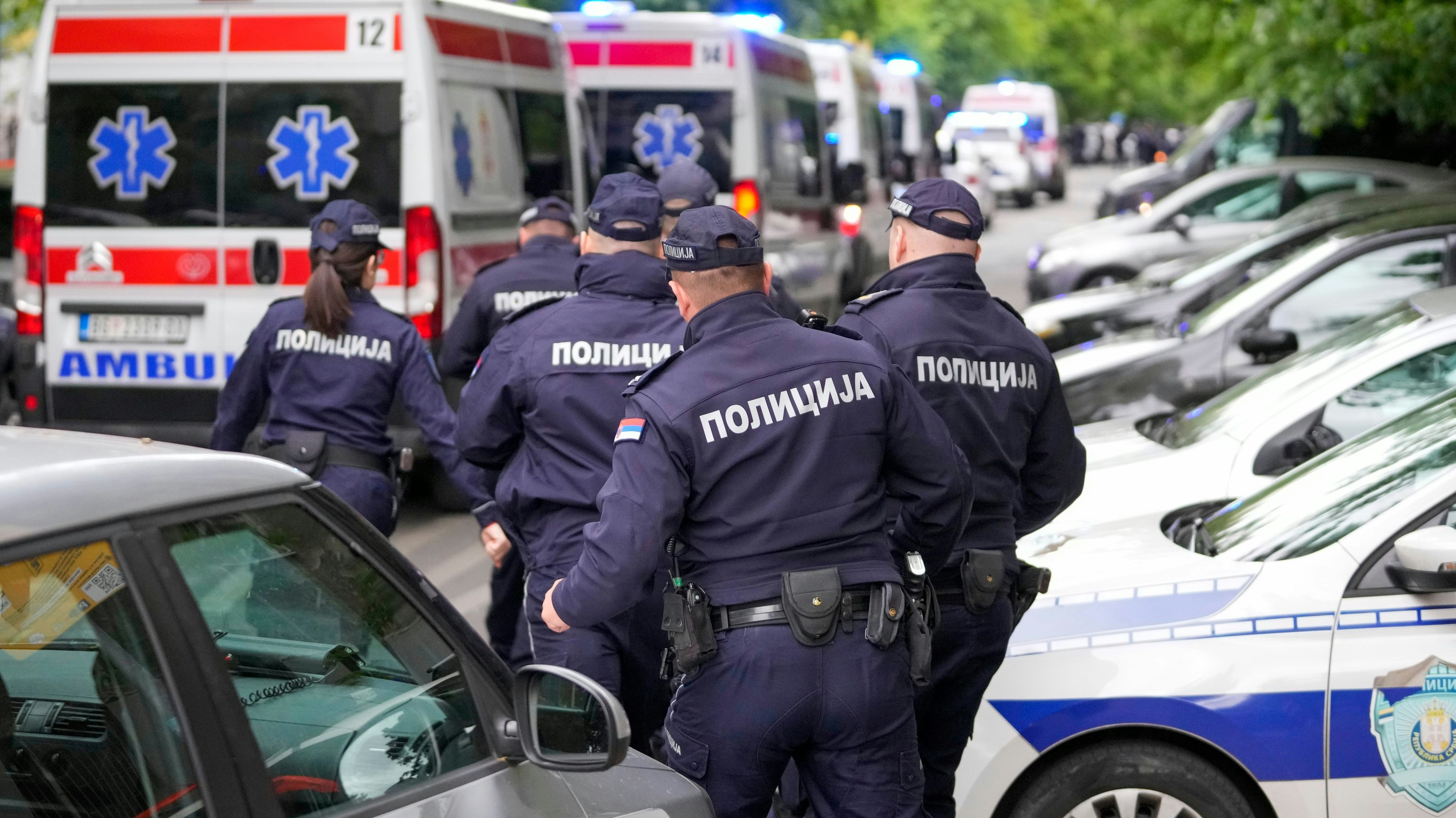 In Belgrad kam es am Mittwoch zu einer Schießerei.