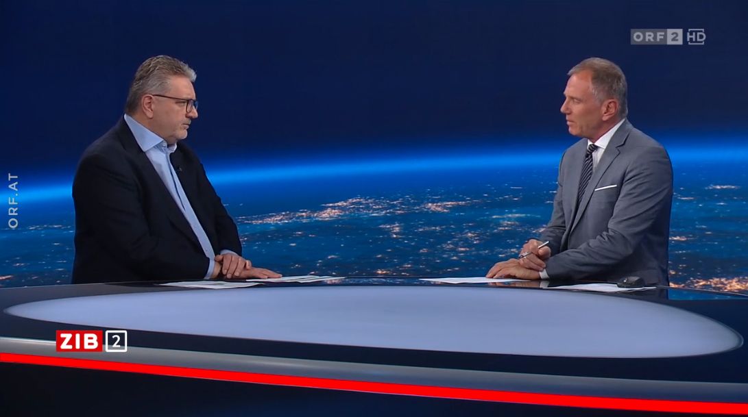Wiens Gesundheitsstadtrat Peter Hacker (SPÖ) zur Personalnot in Spitälern in der ZIB2 mit Armin Wolf am 3. Mai 2023.
