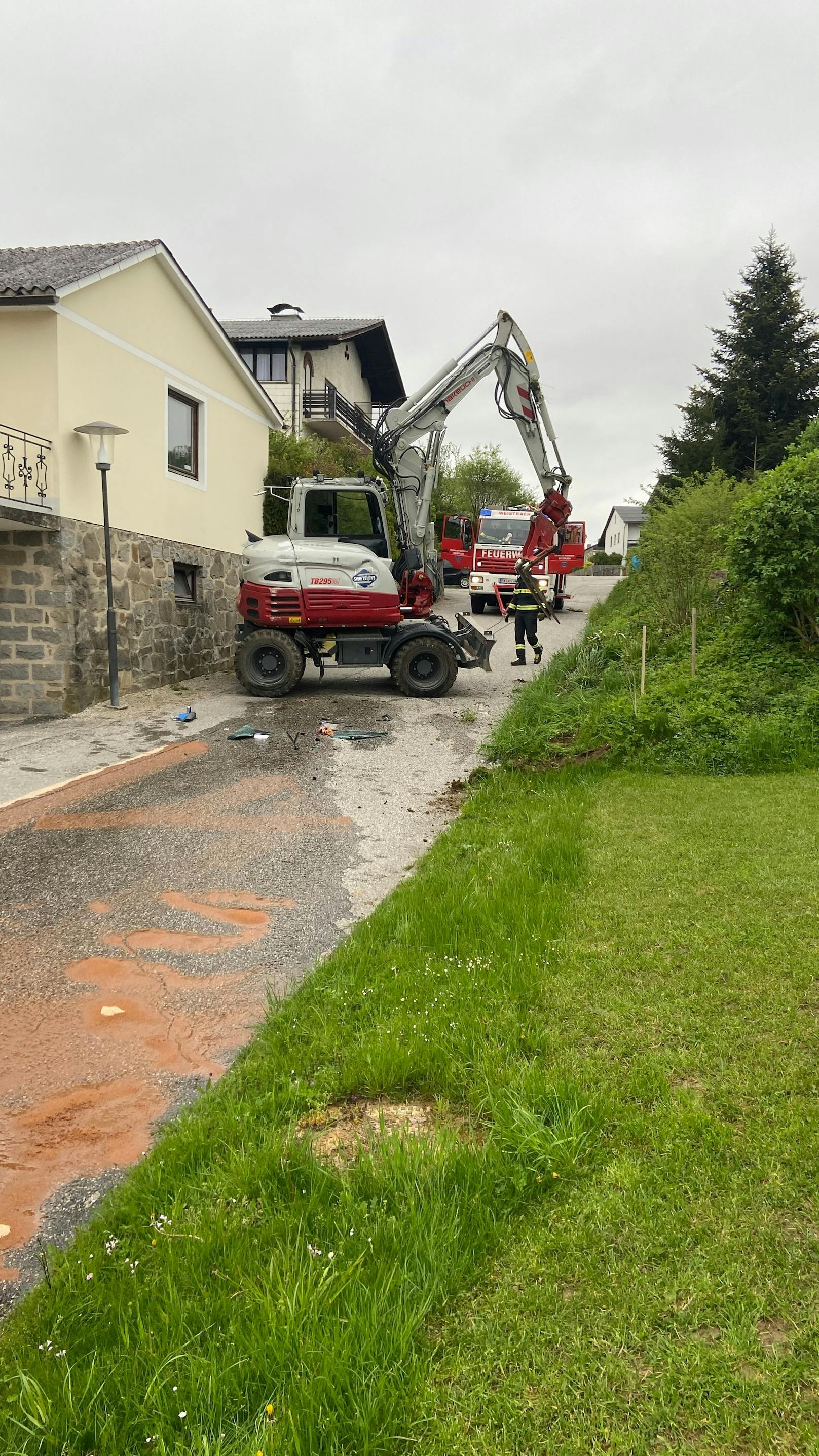 Der Bagger in Weistrach