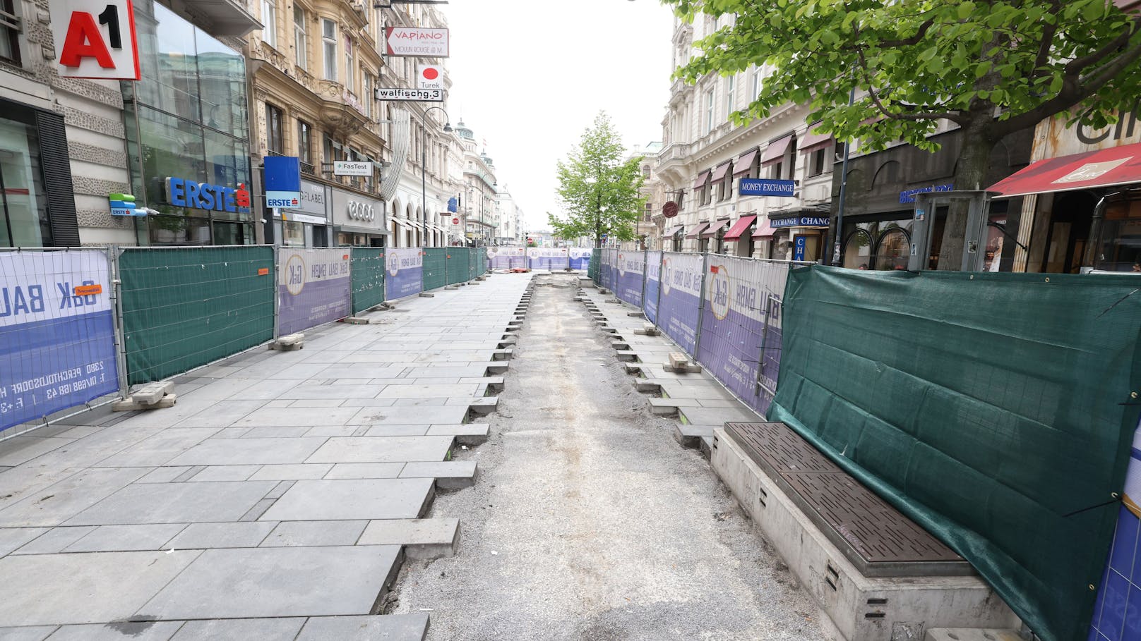 Die Wiener Innenstadt wird an das Fernkältenetz angeschlossen. Dafür muss aufgegraben werden.&nbsp;