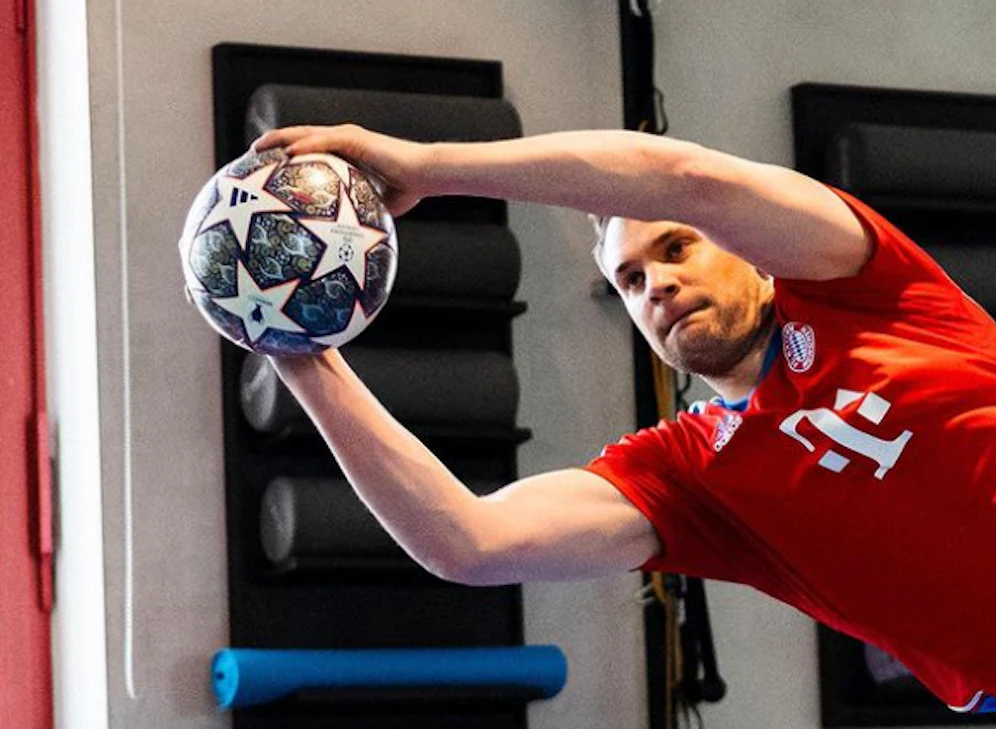 Neuer beim Torwart-Training in München.&nbsp;