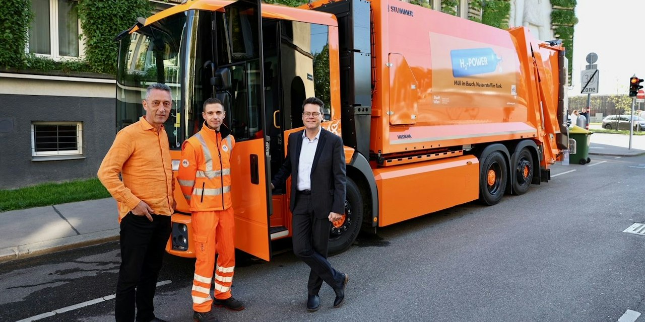 Wien – Leise, emissionsfrei – Neues Müllauto macht keinen Mist | Heute.at